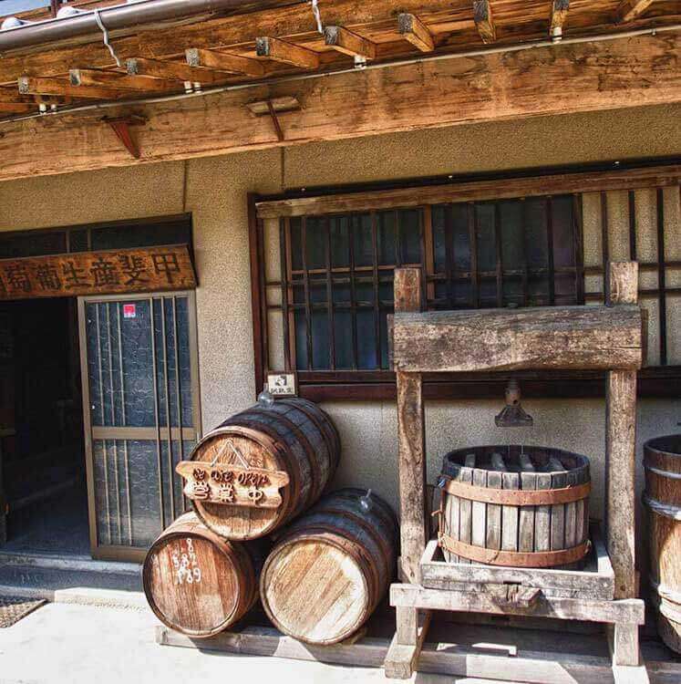 Eco Tours Japan winery and Wine Tasting tour in Katsunuma Yamanashi Japan